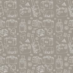 Suitcases Seamless background N2