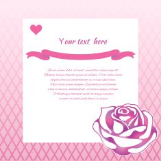 Vintage Floral Card N18