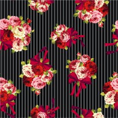 pattern of rose and ribbon N5