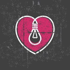 valentine s lamp on grunge background