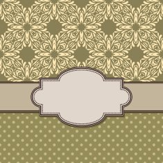 Vintage vector flower frame N70