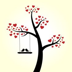 Love heart tree N2