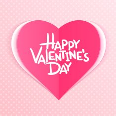 Happy Valentine's Day vector card N11