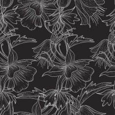 floral seamless pattern N654