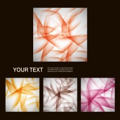 Set of vector abstract line background EPS10 N18