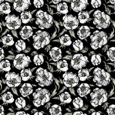 Vector seamless floral pattern N305
