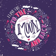 I love you to the moon and back Quote N3