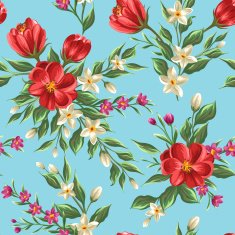 floral seamless pattern N657