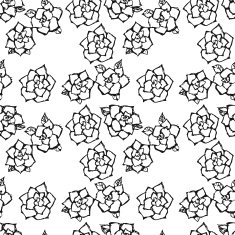 Vector seamless wedding background N10