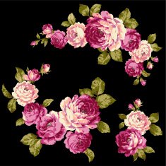 decoration of rose N11