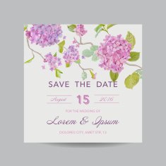 Invitation or Greeting Card - for Wedding Baby Shower