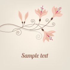 Floral Greeting Card N99