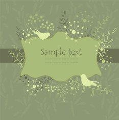 floral frame N199