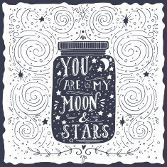 You are my moon and stars Quote N5