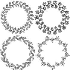 Floral wreaths N11