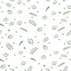 hand draw leaves seamless pattern N3