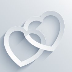 Valentines day card with heart N18