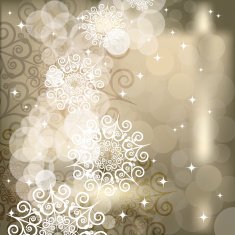 EPS Abstract snowflake background