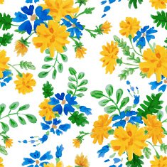 Watercolor Flowers N126