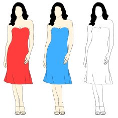 Simple elegant girl fashion N2