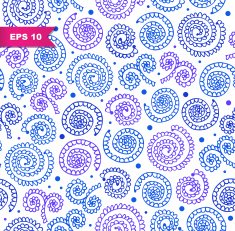 Seamless background with circles looks like crocheting doily