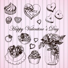 Set of Valentine's Day N5