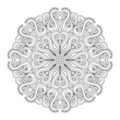 Beautiful Deco Mandala (Vector) N20