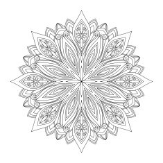 Beautiful Deco Mandala (Vector) N21