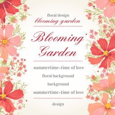 Background with flowers N34
