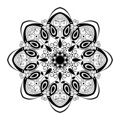 Beautiful Deco Mandala (Vector) N23
