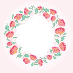 Circle of flowers N2