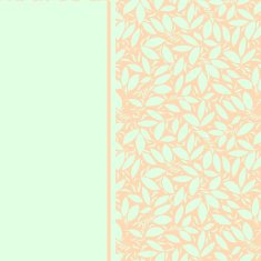card with plant otnament pastel color