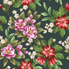 floral seamless pattern N664