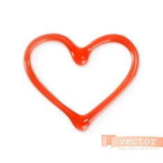Sweet heart vector illustration