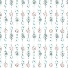 seamless pattern of jewels N5