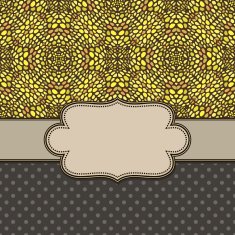 vector vintage frame with drops N2
