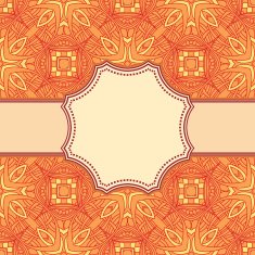 Vintage vector flower frame N80