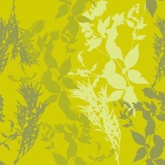 flowers on green background Seamless pattern Vector N2