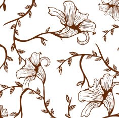 flower ornament pattern N2
