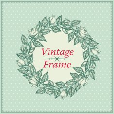 Vintage invitation card N121