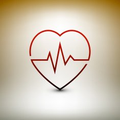 Heart beat icon healthcare and medical vector illustration N2