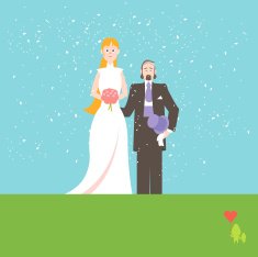 More married couple (vector & 300dpi jpg)