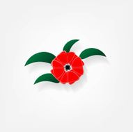 red flower N7