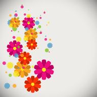 Background with a flowers