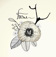 Decorative floral background Vector EPS 10 N6