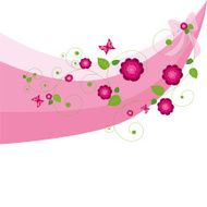 Pink flower background N3