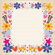 Hearts And Flowers Border N4