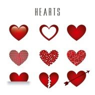 hearts vector N12