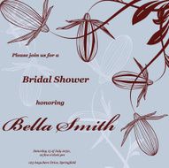 Wedding or invitation card abstract vector flower pattern background N33