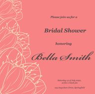 Wedding or invitation card abstract vector flower pattern background N36